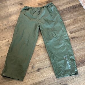 Helly Hansen WorkWear Men's Olive Rain Pants